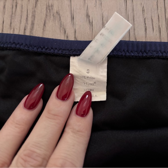 J. Crew Navy Bikini With Knot Detail At Top. Top Is A M & Bottom Is A Large. - Picture 4 of 5